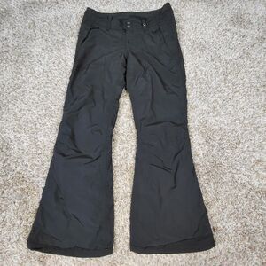 The North Face Snow Pants Womens Medium Black Softshell Insulated Ski Flare